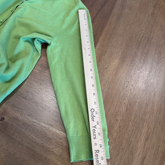 Premise Studio Womens Green Button Up Cardigan Sweater Size Small - Picture 8 of 9